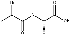 N-(2-BROMOPROPANOYL)ALANINE 结构式