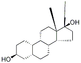 (3β,5β,17α)-19-Norpregnane-3,17-diol 结构式