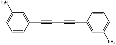 1,4-双(3-氨基苯)丁二炔 结构式