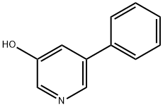 3-羟基-5-苯基吡啶 结构式