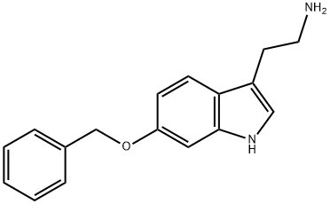 3-(2-AMINOETHYL)-6-BENZYLOXYINDOLE 结构式