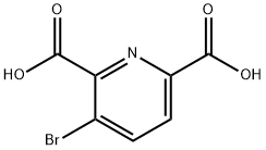 3-溴吡啶-2,6-二羧酸 结构式