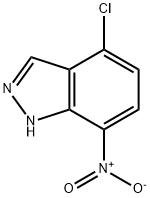 4-CHLORO-7-NITRO INDAZOLE 结构式