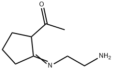 Ethanone, 1-[2-[(2-aminoethyl)imino]cyclopentyl]- (9CI) 结构式