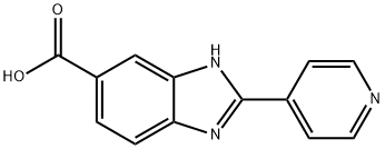 2-吡啶-4-基-3H-苯并咪唑-5-羧酸 结构式