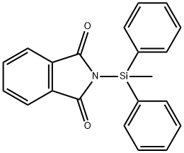 N-(Methyldiphenylsilyl)phthalimide 结构式