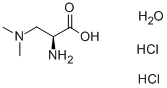 (S)-2-Amino-3-(dimethylamino)propanoicaciddihydrochloridemonohydrate 结构式