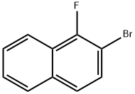 2-溴-1-氟萘 结构式