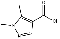 1,5-二甲基-1H-吡唑-4-羧酸 结构式