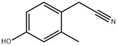 Benzeneacetonitrile, 4-hydroxy-2-methyl- (9CI) 结构式