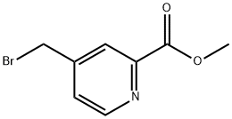 4-(溴甲基)吡啶甲酸甲酯 结构式