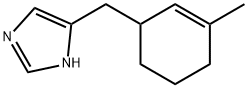 1H-Imidazole,  4-[(3-methyl-2-cyclohexen-1-yl)methyl]-  (9CI) 结构式