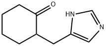 Cyclohexanone,  2-(1H-imidazol-4-ylmethyl)-  (9CI) 结构式