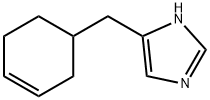 4-CYCLOHEX-3-ENYLMETHYL-1H-IMIDAZOLE 结构式