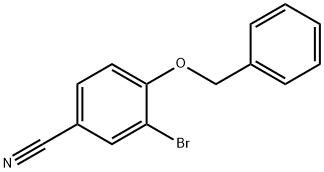 3-Bromo-4-(phenylmethoxy)-benzonitrile 结构式