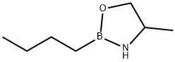 2-Butyl-4-methyl-1,3,2-oxazaborolidine 结构式