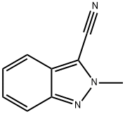 3-氰基-2-甲基-2H-吲唑 结构式