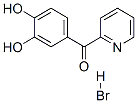 (3,4-dihydroxyphenyl) 2-pyridyl ketone hydrobromide 结构式