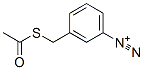 3-(acetylsulfanylmethyl)benzenediazonium 结构式