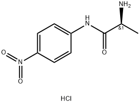 4-硝基苯胺盐酸盐-L-丙氨酸 结构式