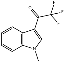 1-Methyl-3-(trifluoroacetyl)-1H-indole 结构式
