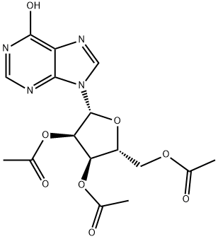 2',3',5'-三-O-乙酰基肌苷 结构式
