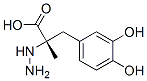(2S)-3-(3,4-dihydroxyphenyl)-2-hydrazinyl-2-methyl-propanoic acid 结构式