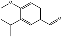 3-异丙基-4-甲氧基苯甲醛 结构式
