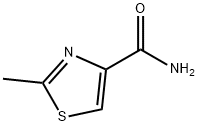 2-甲基噻唑-4-甲酰胺 结构式