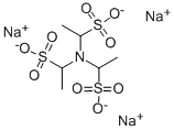 trisodium 1,1',1''-nitrilotris(ethanesulphonate) 结构式