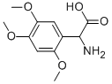 2-氨基-2-(2,4,5-三甲氧基苯基)乙酸 结构式