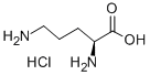 L-鸟氨酸盐酸盐 结构式