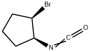 Cyclopentane, 1-bromo-2-isocyanato-, cis- (9CI) 结构式