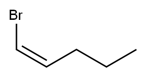 (Z)-1-Bromo-1-pentene 结构式