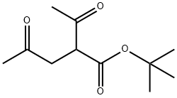 2-乙酰基-4-氧基戊酸叔丁酯 结构式