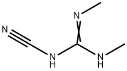 2-氰基-1,3-二甲基胍 结构式
