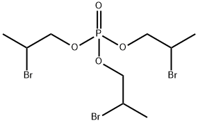 TRIS(2-BROMOPROPYL)PHOSPHATE 结构式