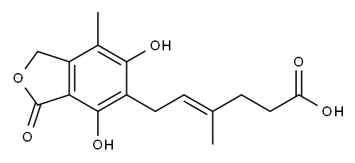 霉酚酸O-去甲基杂质 结构式