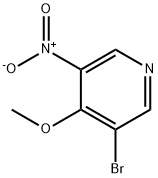 3-溴-4-甲氧基-5-硝基吡啶 结构式