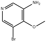3-氨基-4-甲氧基-5-溴吡啶 结构式