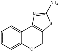 4H-CHROMENO[4,3-D][1,3]THIAZOL-2-AMINE 结构式