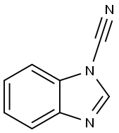 1-CYANOBENZIMIDAZOLE 结构式