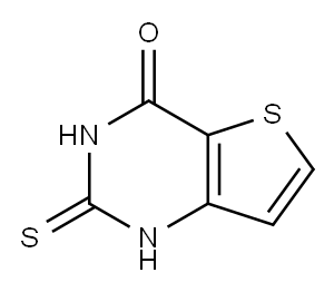2,3-二氢-2-硫氧代-噻吩并[3,2-D]嘧啶-4(1H)-酮 结构式