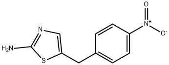 [5-(4-Nitrobenzyl)thiazol-2-yl]amine 结构式