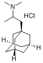 1-(2-Dimethylaminopropyl)adamantane hydrochloride 结构式