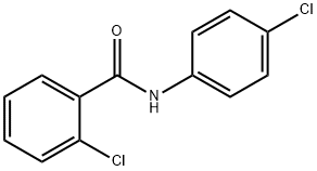 2-氯-N-(4-氯苯基)苯甲酰胺 结构式