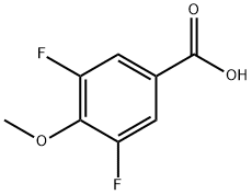 3,5-二氟-4-甲氧基苯甲酸 结构式