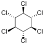 beta-1,2,3,4,5,6-Hexachlorocyclohexane 结构式
