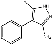 3-AMINO-5-METHYL-4-PHENYLPYRAZOLE 结构式