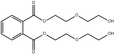 Phthalic acid bis[2-(2-hydroxyethoxy)ethyl] ester 结构式